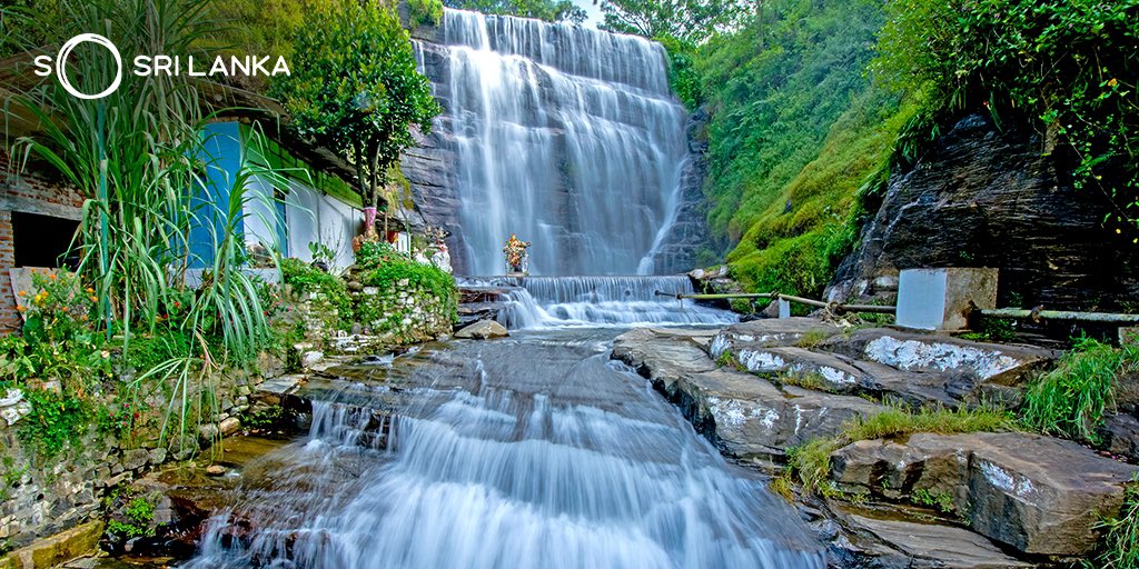 The Dunsinane Waterfalls also known as Pundalu Oya Falls in Nuwara Eliya is 100m tall and located between two tea estates known as Dunsinane and Sheen!

Did you know that there is a small Hindu kovil in the upper part of the waterfall?

#WaterfallsSriLanka #SoSriLanka #SriLanka