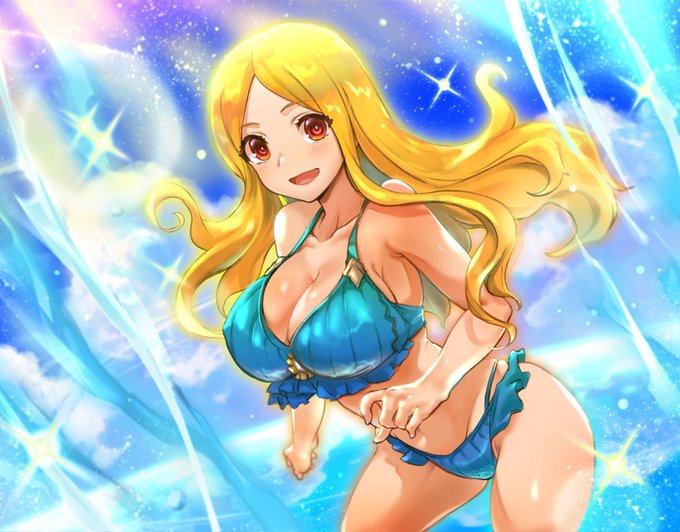 「もちもちお餅をお持ちの望月ちゃん」
今年は夏っぽいイラスト描いてなかったな～と思いだし、急遽水着姿の望月ちゃんを描いてみました☺️
ただいまデレステ内のシンデレラロード上位報酬で登場中です🙂
#望月聖 #デレステ #アイマス 