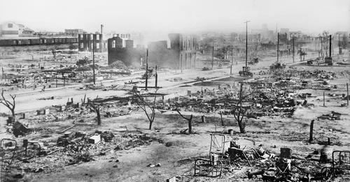 Falaq88's tweet photo. A DAY TO REMEMBER, when terrorists used planes to bomb BLACK WALL STREET https://t.co/ld5cZ8dowz