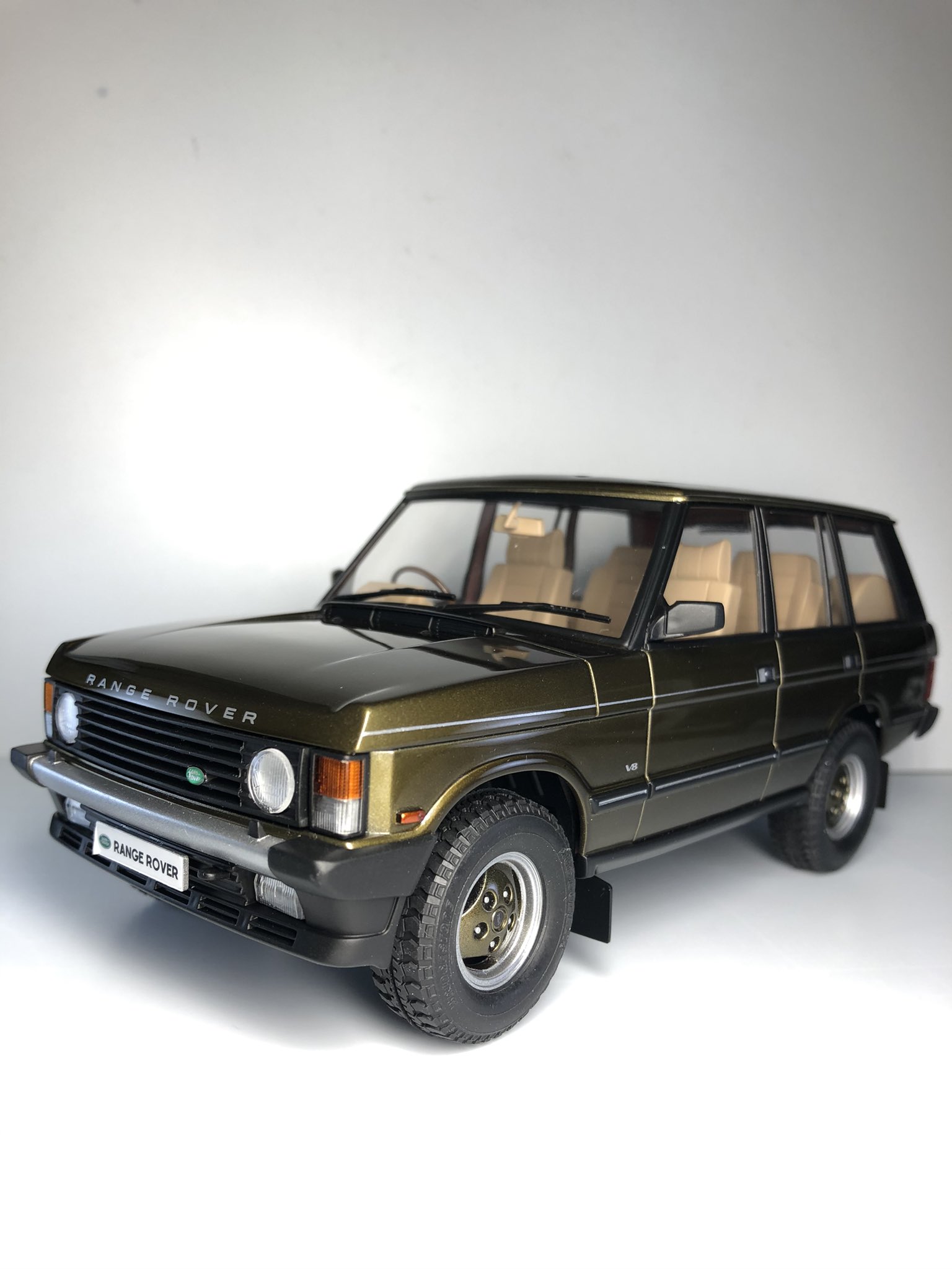 アオシマ レンジローバー 1/24 モスウッドグリーン 確認用