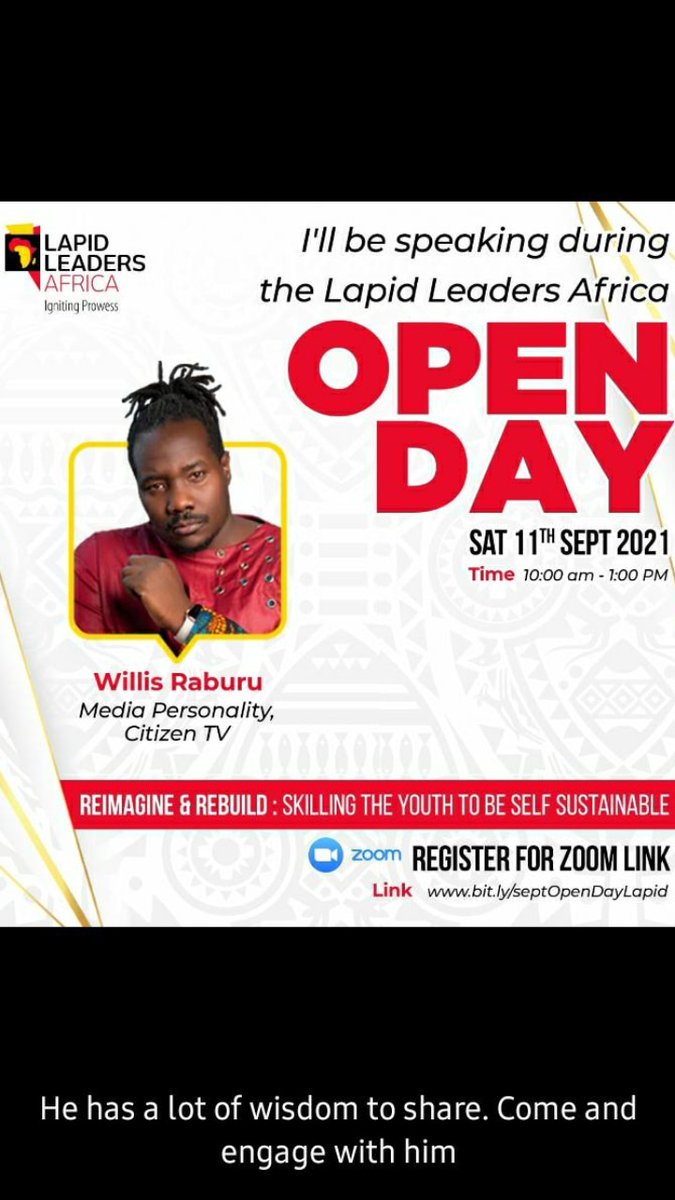 GikuruR's tweet photo. Listening to Willis talk has made me understand the importance of our stories. Every one has a story that makes up who we are at the moment. If you listen to @WillisRaburu  you will learn the importance of consistency and taking up new opportunities.
#LapidOpenDay 
@LapidLeaders https://t.co/1FJKobny3O