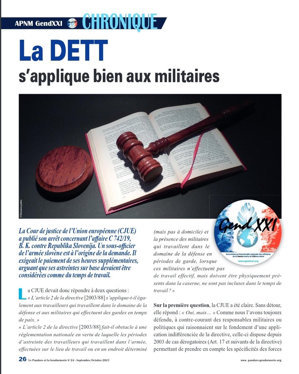 GendXXI's tweet photo. La DETT s'applique bien aux militaires.

A partager sans retenue 👍

Pour @GendXXI le travail ne fait que commencer. 
Nous répondons présent et prendrons nos responsabilités. https://t.co/wYuyxVkxEP