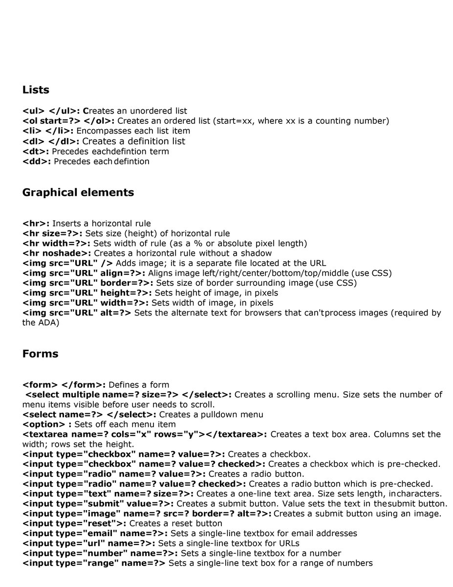 _vidyasheela's tweet image. HTML CHEAT SHEET
#HTML #htmlcheatsheet