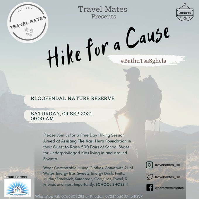 A good morning for a good cause #hikeforacause