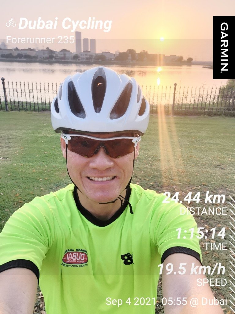 Vincent_Thang's tweet photo. Weekend long run and recovery ride with beautiful sunrise https://t.co/KgFJFNouAk