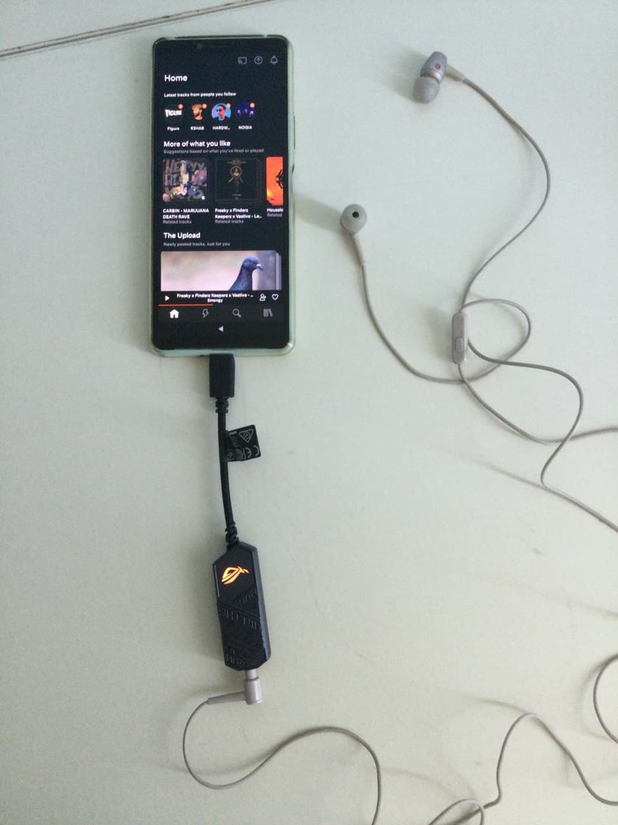 TMavica's tweet photo. Tested my #ROG clavis DAC in my #Xperia 10ii #sailfishos, and it is work! https://t.co/oBEjNnXrvh