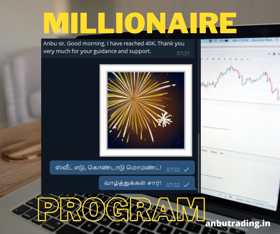 anbu's tweet image. Morning message from a Millionaire!

t.me/AnbuTrading

 #tradingcandle #visualtrading #anbutrading #cryptomillionaires