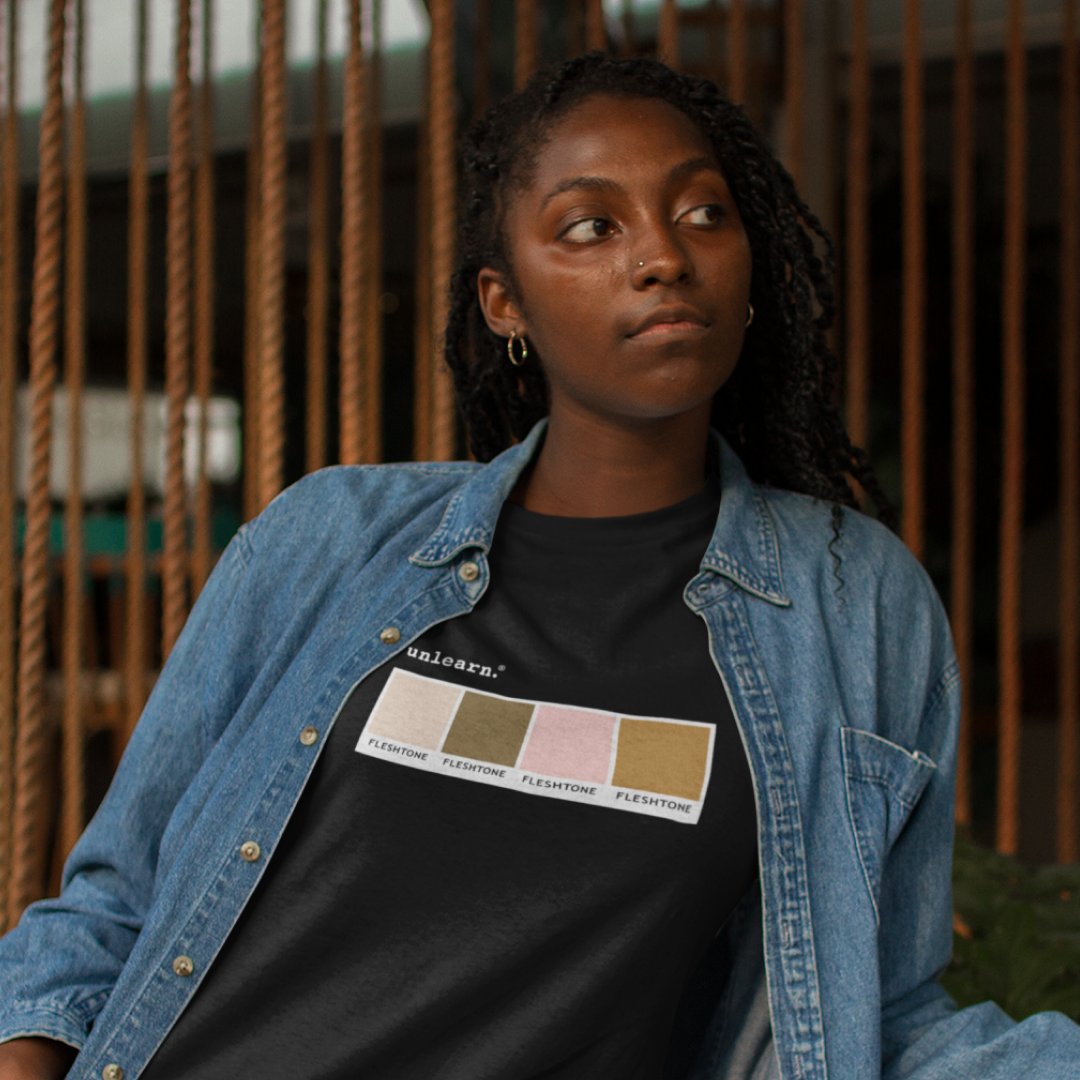 unlearn_com's tweet image. How was “fleshtone” defined for you as a child?

Our “Fleshtone” deisgn provokes critical thinking around the term