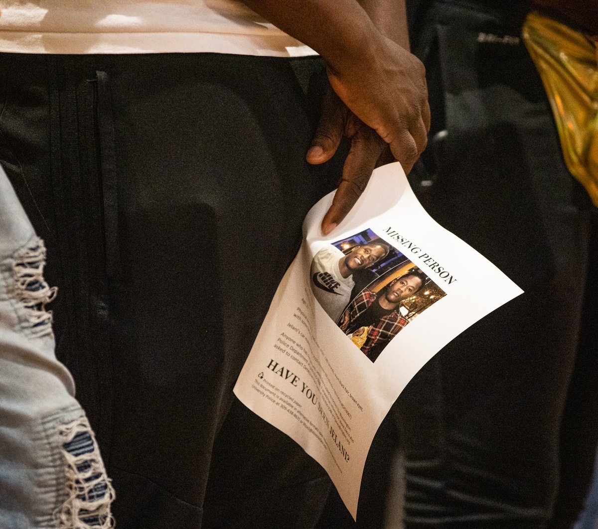 Earlier tonight, members of the community gathered in the Bone Student Center for a night of support for <a href="/IllinoisStateU/">Illinois State</a> graduate student Jelani Day. Day has been missing for two weeks and was last seen in Bloomington on Aug. 24. | <a href="/The_Vidette/">The Vidette</a>

PHOTOS: bit.ly/3n1hvlz