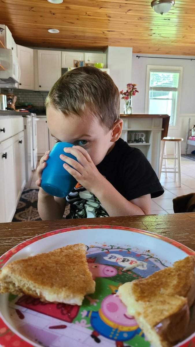 IsleOfFitness's tweet photo. When Dad is the attending Doctor, it's turkey grilled cheese and chocolate milk for lunch.
#Health
#SickKiddo #ThatTimeofYear #PleaseStopGettingSick π https://t.co/YDcfLiFsQS