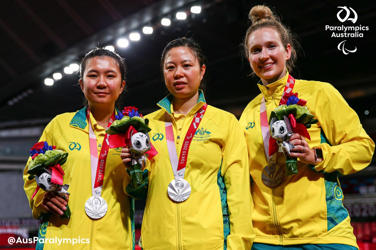 We are incredibly proud of our #Tokyo2020 team 💛💚 
Their determination, spirit and sportsmanship have been on full display this week. You made history 🥇🥇🥈🥈🥈🥈

📷 @AUSParalympics #ReadySetTokyo