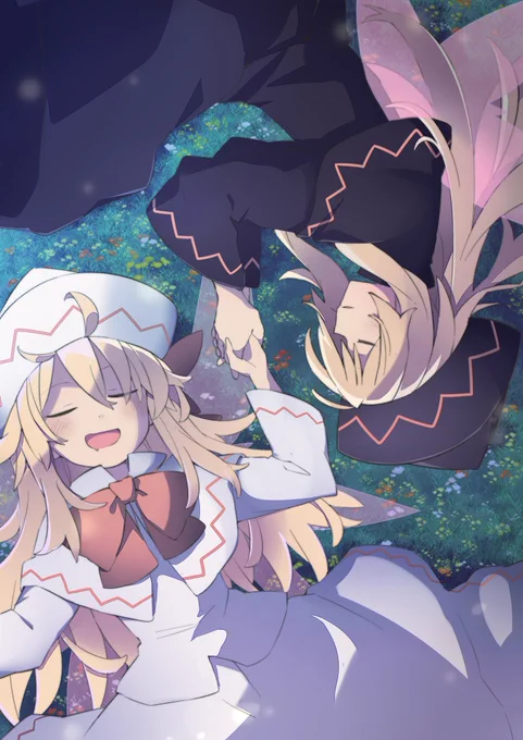 #絵柄が好みって人にフォローされたい
東方では主にリリーメインで、たまーにうちの子描いてます!
アイコンとのギャップが激しいってたまに言われます 