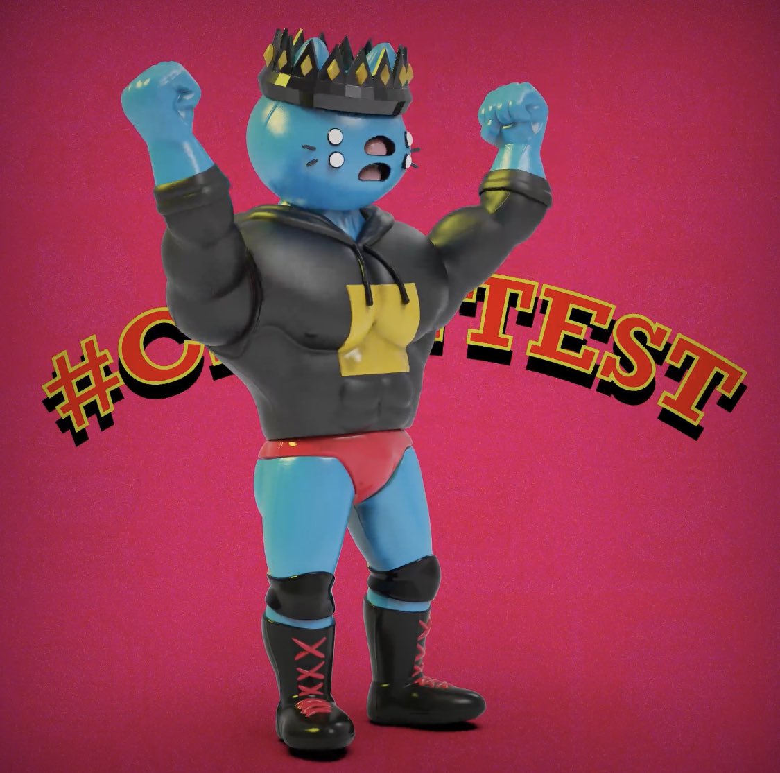 CryptoSmashToy's tweet photo. 🚨DROP ALERT!🚨
Last 2 #CoolCats wrestlers drop now! So fun adding muscularity to him 💥🐱💥 THANKYOU #clontest BY @cloncast ❤️
https://t.co/C51RvFF6Rn
💥1/1 edition
💥0.03 ETH
#cryptosmash #NFTs #NFTartist #NFT #NFTdrop #ThaiNFT #NFTTHAILAND #NFTCommunity https://t.co/ncts4sQjet
