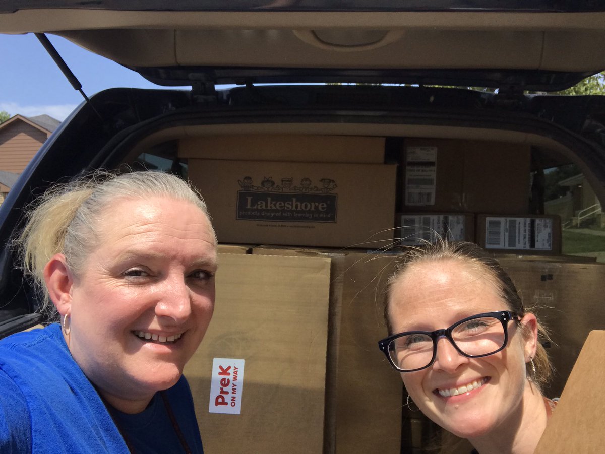 FWCPartnership's tweet photo. Our Early Learning Specialists spent the afternoon picking up &amp; delivering materials to 6 campuses, 27 classes, 54 boxes in about 3 hours. We love serving our campuses🥰@Sra_Bolton @KimHoll73814208 @CarrollPeakES @DillowFWISD @VZGTigers @MorningsideFW @TASIMS208 @BriscoeFWISD https://t.co/RAosHnTC6k