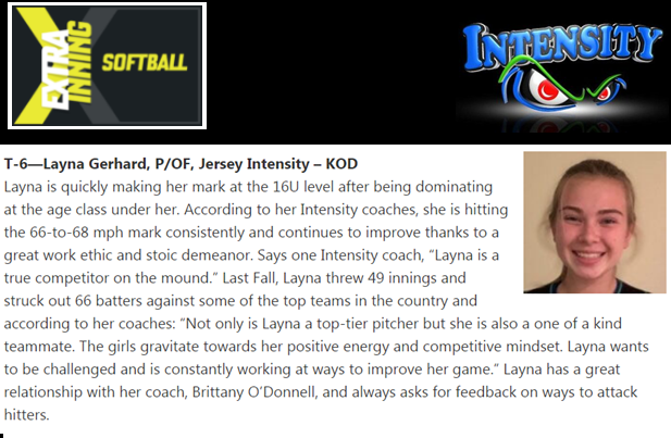 I'm so thankful to be ranked #6 for the class of 2024! Thanks <a href="/ExtraInningSB/">EXTRA INNING SOFTBALL</a> for putting together such a great list of competitive players! @intensity16uBOD <a href="/intensitykod/">Kevin ODonnell</a>