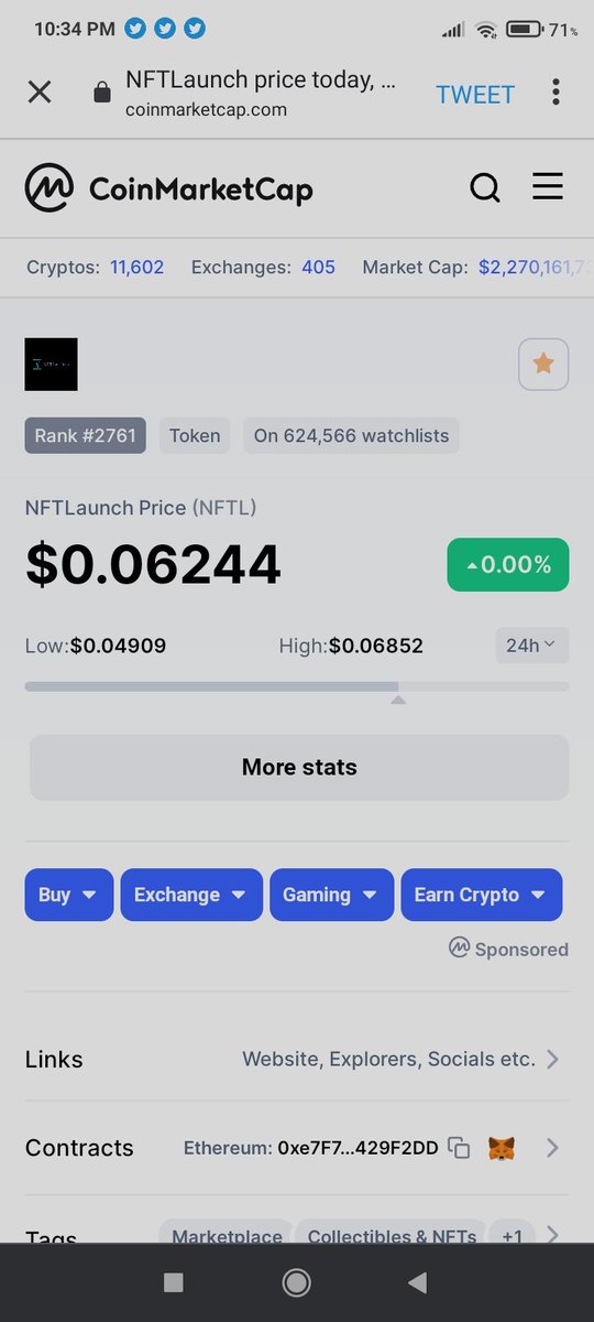 TheCryptoAwaken's tweet photo. @BSCPad incubated Project @NFT_LAUNCH is Really Outstanding project 🤟 with great potential🤑

Remember this #NFTLAUNCH is one of the future $NFT project 🚀

The Future of this $NFT king is Bright💎

If you buy now. you are Lucky🚀🚀 prepare for Go to The MOON💎 together 🥂 https://t.co/6cKdRg6D8l
