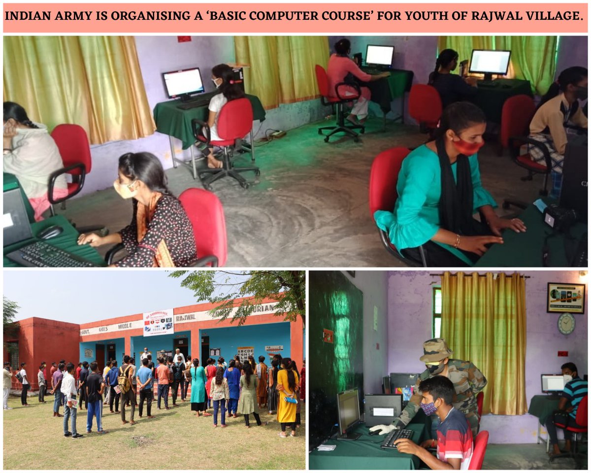sanjanaS221's tweet photo. #IndianArmy org basic computer course at #Rajwal  #BBNaija #indianarmyforawaam #MoneyHeist #BBNaijia #ShehnaazGill #MONEYHEISTMY #LateLateShow #MoneyHeistSeason5 #questionofsport #Tokyo #CinderellaMovie #TheFallOfPrideInnHotel #Jammu @MODIfiedVikas @JAMMULINKS @prodefencejammu https://t.co/h8M1RSnb7p