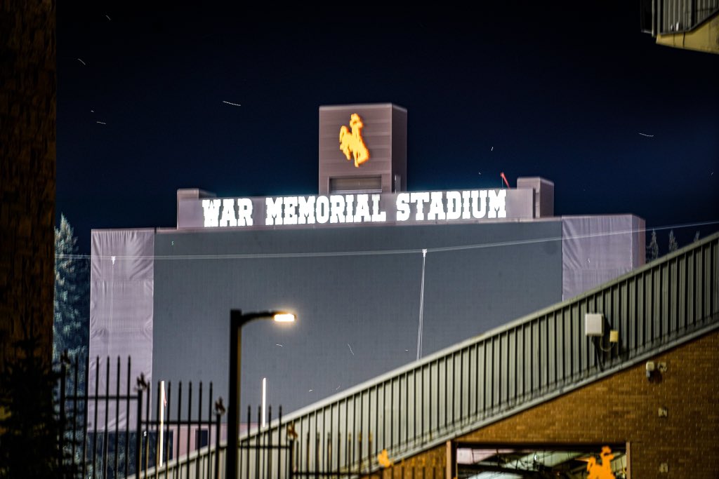 Lights on. Stadium ready. 

The calm before 🤠🏈 #RideForTheBrand
