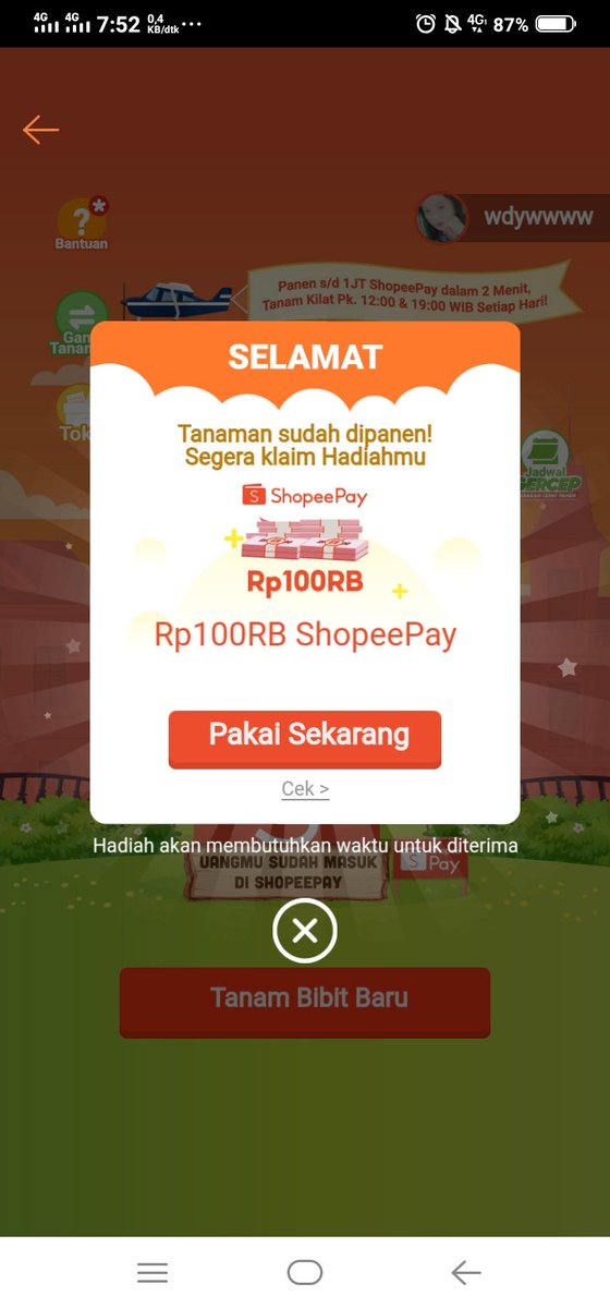 deeyaaww's tweet photo. kalo tiap hari dapet segini sihh bakalan semangat terus belanja dishopee😭😭 #TanamShopeePay30M https://t.co/zlFOI5gtR8