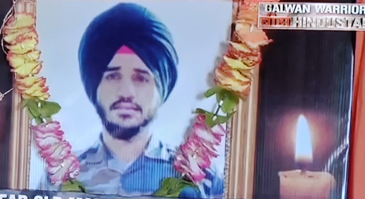 indian_soldier's tweet photo. Remembering Sep Gurtej Singh💐💐

He gave life for India a yr ago.
Killed 11 Chinese before another stabbed him from behind.

23 yr old Gurtej lived &amp; died for India while majority at his age are claiming Freedom of Expression &amp; Freedom of Action.
Well done boy!! https://t.co/6Fh4pi9LQa