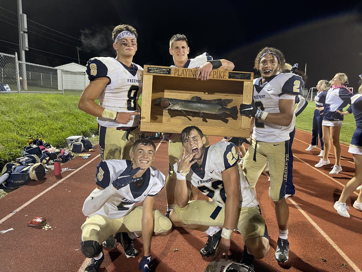Freeport brings home the “Pike trophy” after a 28-14 victory over Knoch.