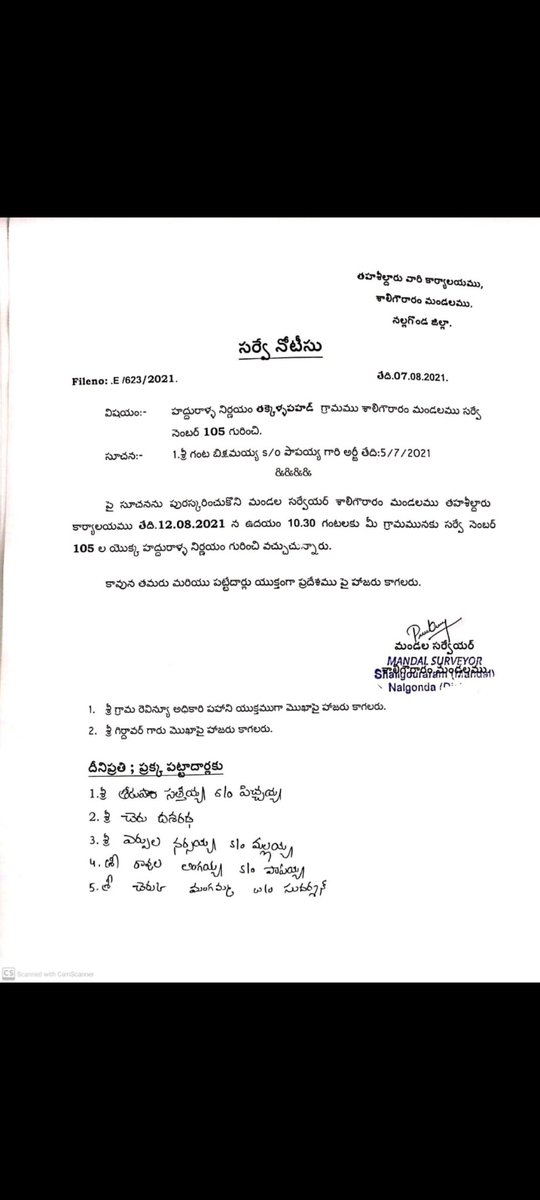 Hi Sir My name GANTA BALAKRISHNA from Tkakkallapahad village, Shaligouraram Mandal 
Sir memu survey kosam apply chesamu kani MRO OFFICE (shaligouraram) response ledhu 
Sir <a href="/Collector_NLG/">Collector, Nalgonda</a> <a href="/KTRTRS/">#RAMpage</a>