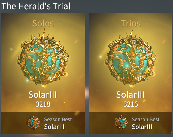 JLaneFN's tweet photo. Dem Double Solar III's. Still Rank #12 In Solos. But Not enjoying solos as much with all the teamers being unpunished doing 2 vs 1's in Ranked Solos. #NARAKABLADEPOINT #NARAKA @NARAKATHEGAME https://t.co/SNgUP3cHTZ