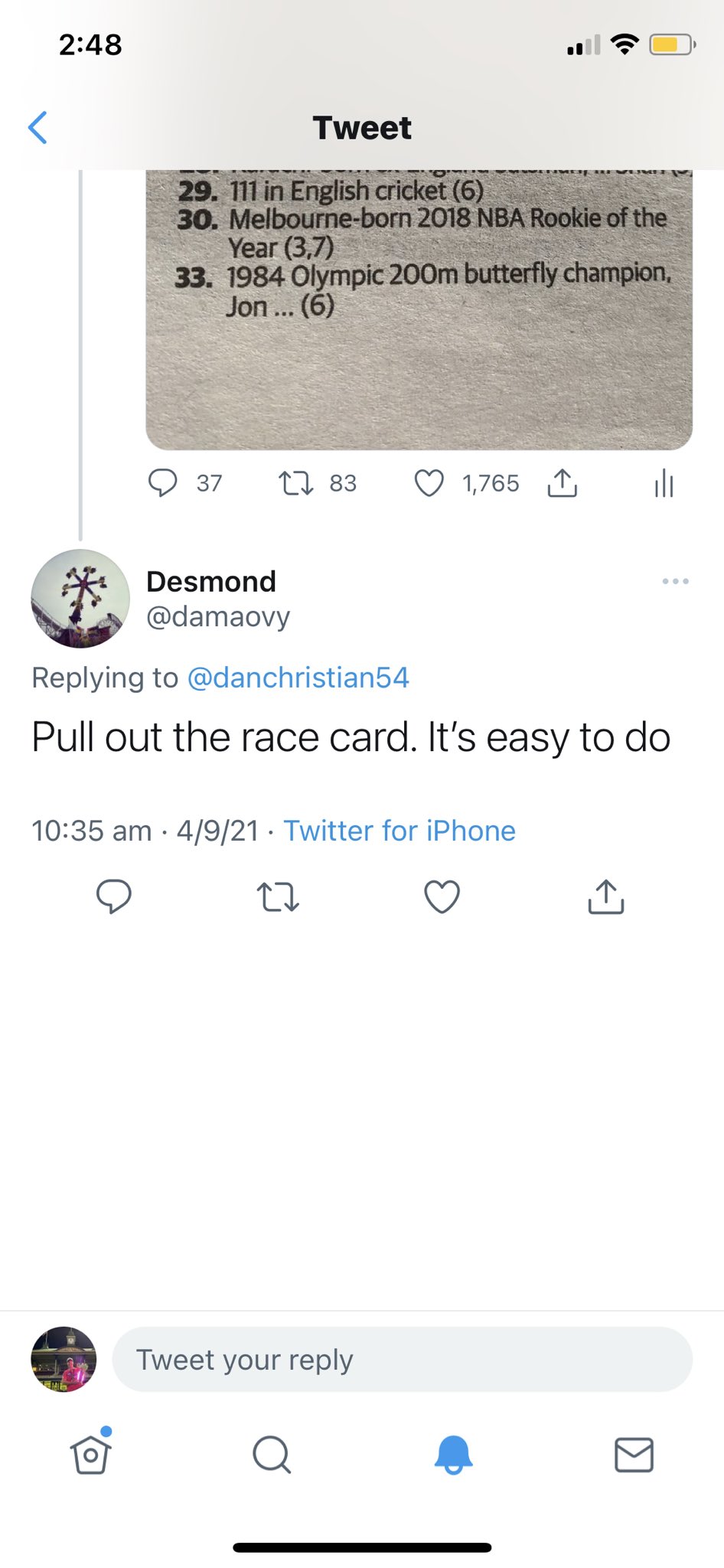 Dan Christian Danchristian54 Twitter