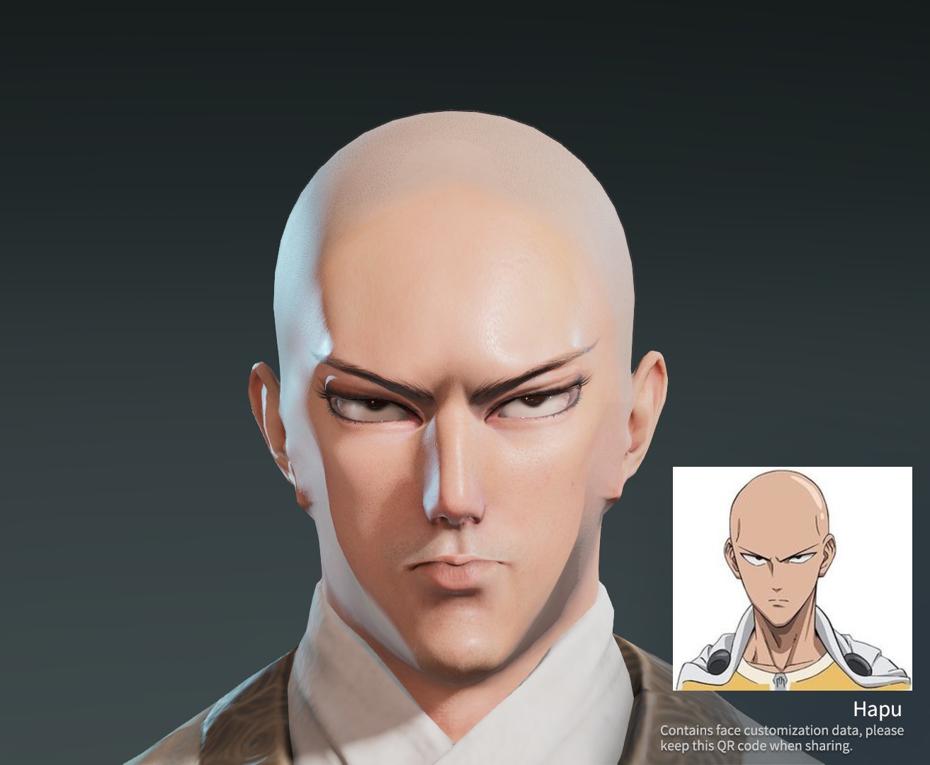 One Punch Man Anime Face