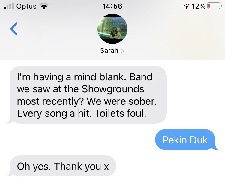 jonti13's tweet photo. @pekingduk pretty memorable show at Brisbane Showgrounds #EverySongAHit 😉 https://t.co/FDnsdsuK5m