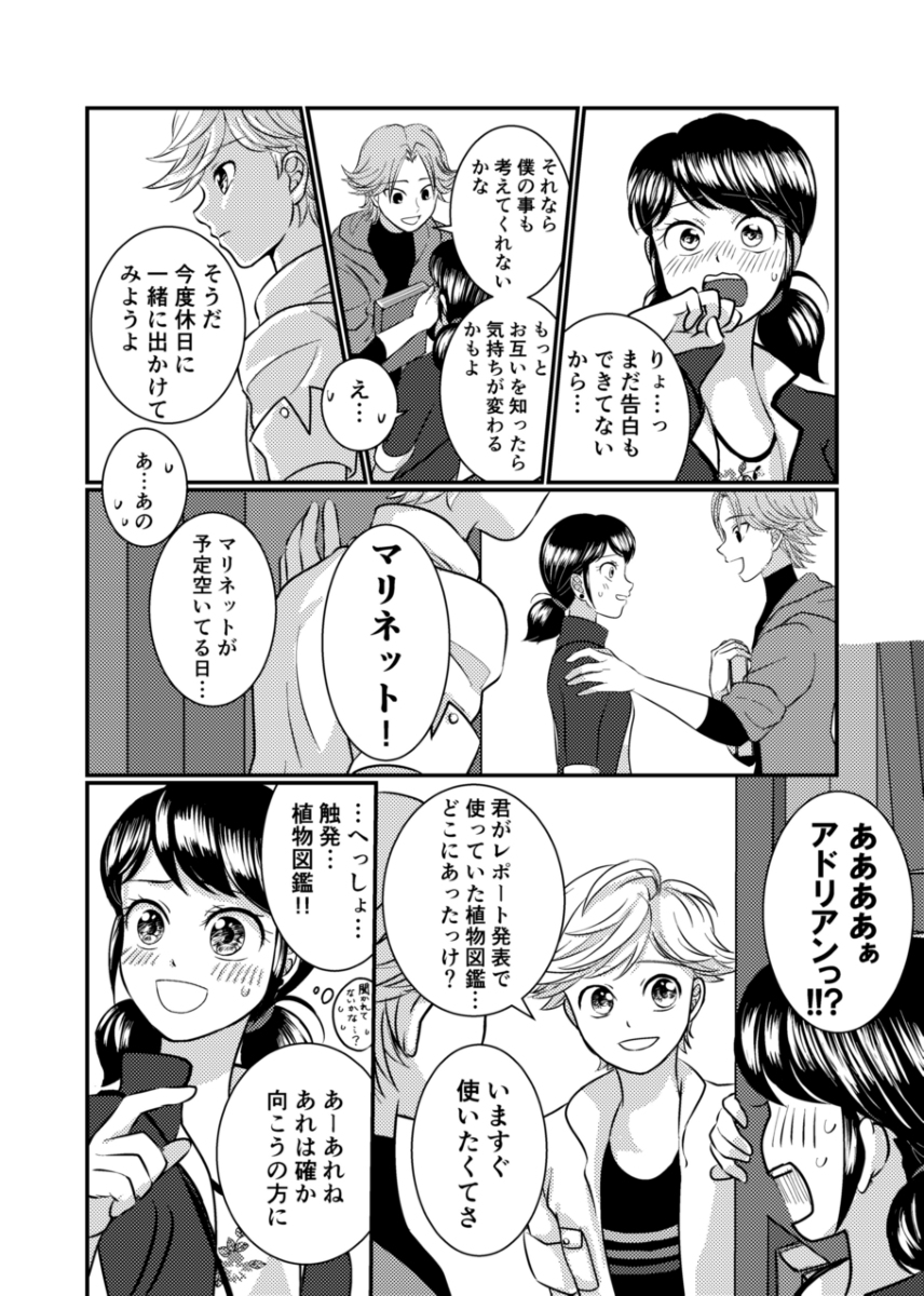 Real In The Play 新刊サンプル 漫画 Miraculousladybug ミラキュラスレディバグ シャノワール アドマリ ツイレポ