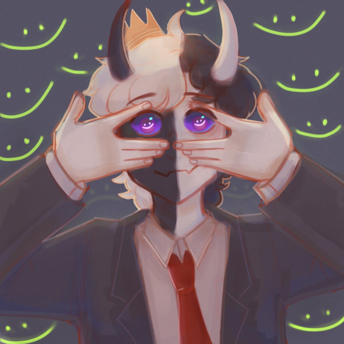 //eye contact
.
Ill cover these vibrant eyes :)
.
[rts appreciated :D]
.
#Vibranteyesredraw #ranboofanart #vibranteyes #dsmpfanart