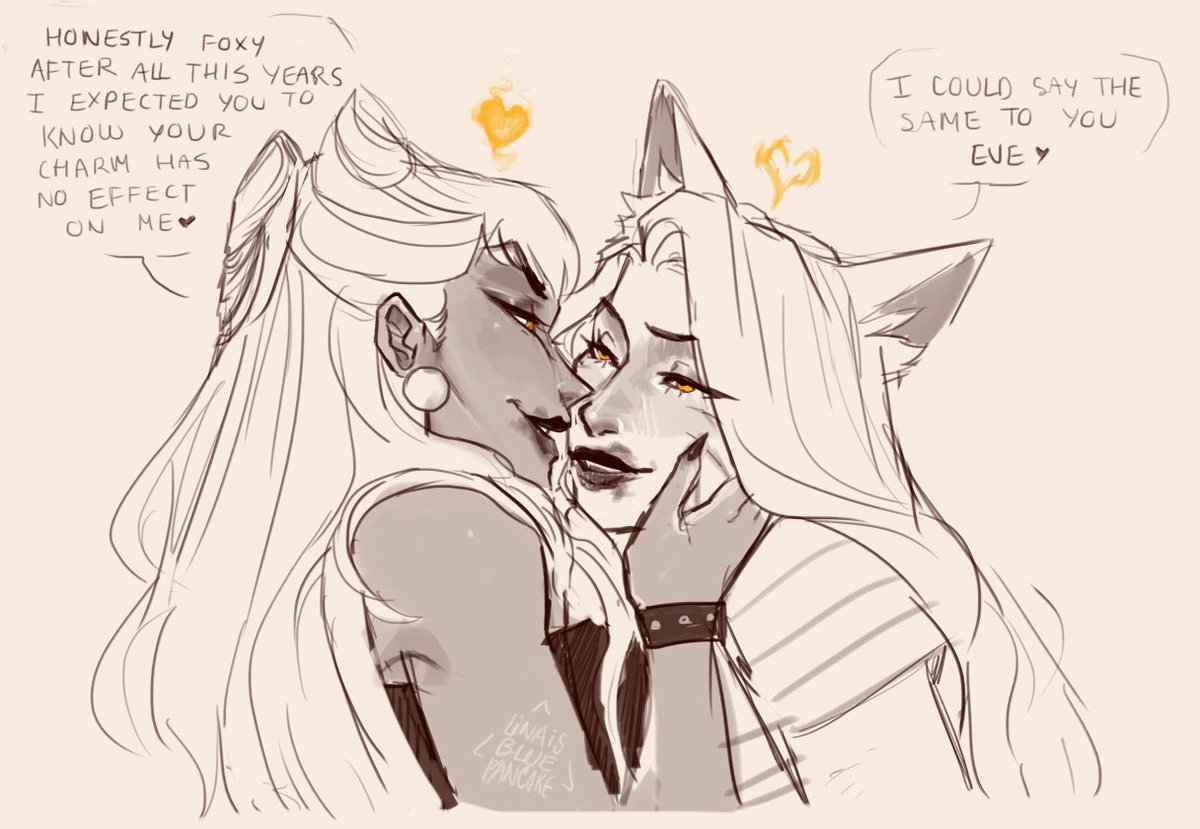 LatinaLinaArt's tweet photo. Ngl been thinking about Ahrilynn lately and how they know each other for the longest and hoe ahri looked for eve to form kda and- 🤪#kda https://t.co/xpQDhaNyTt