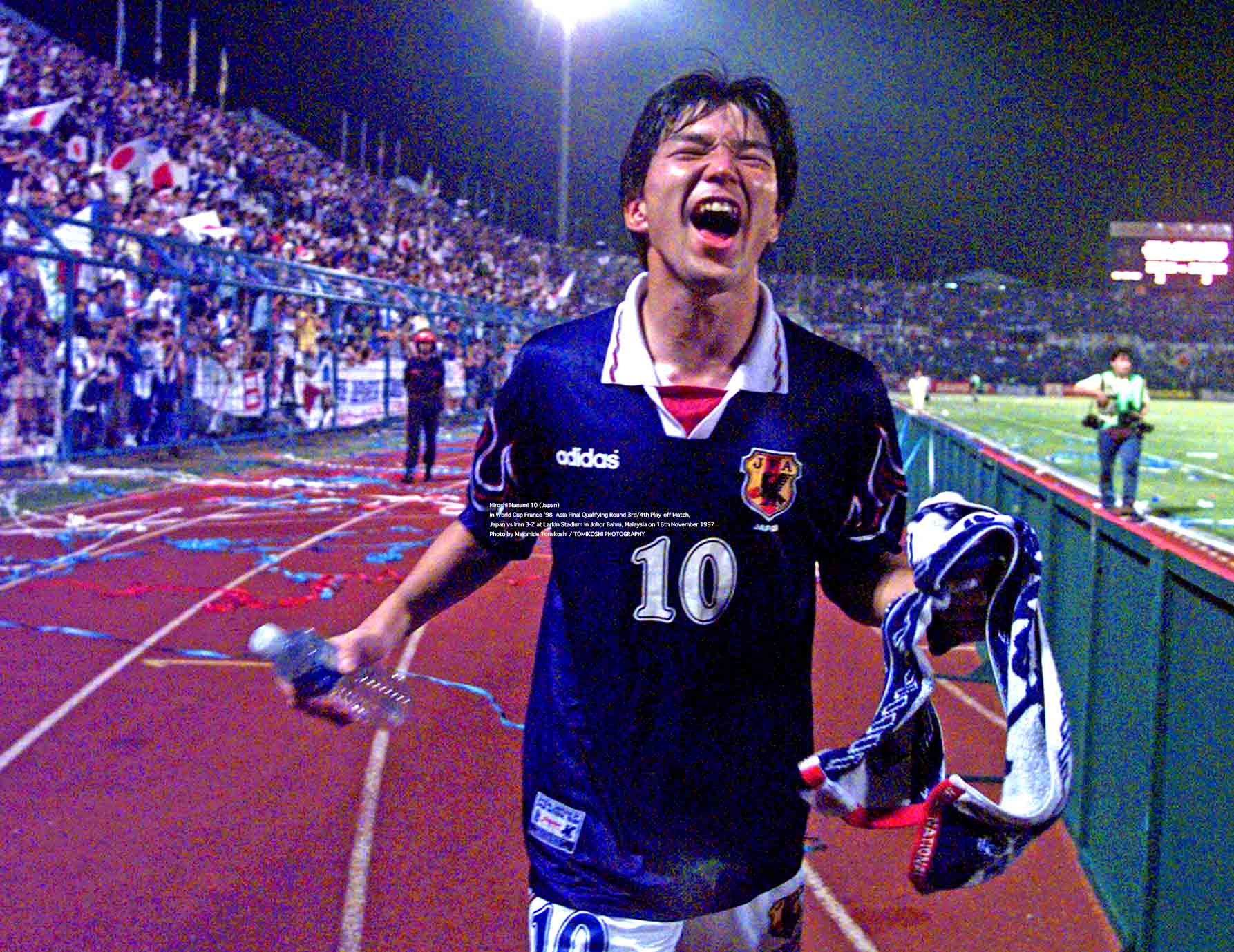 日本代表 1998年 W杯 10番 名波 ユニフォーム（背番号の歴史