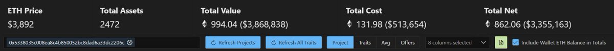 Turning ~11 ETH to 862 ETH in 33 days flipping NFTs.

A thread