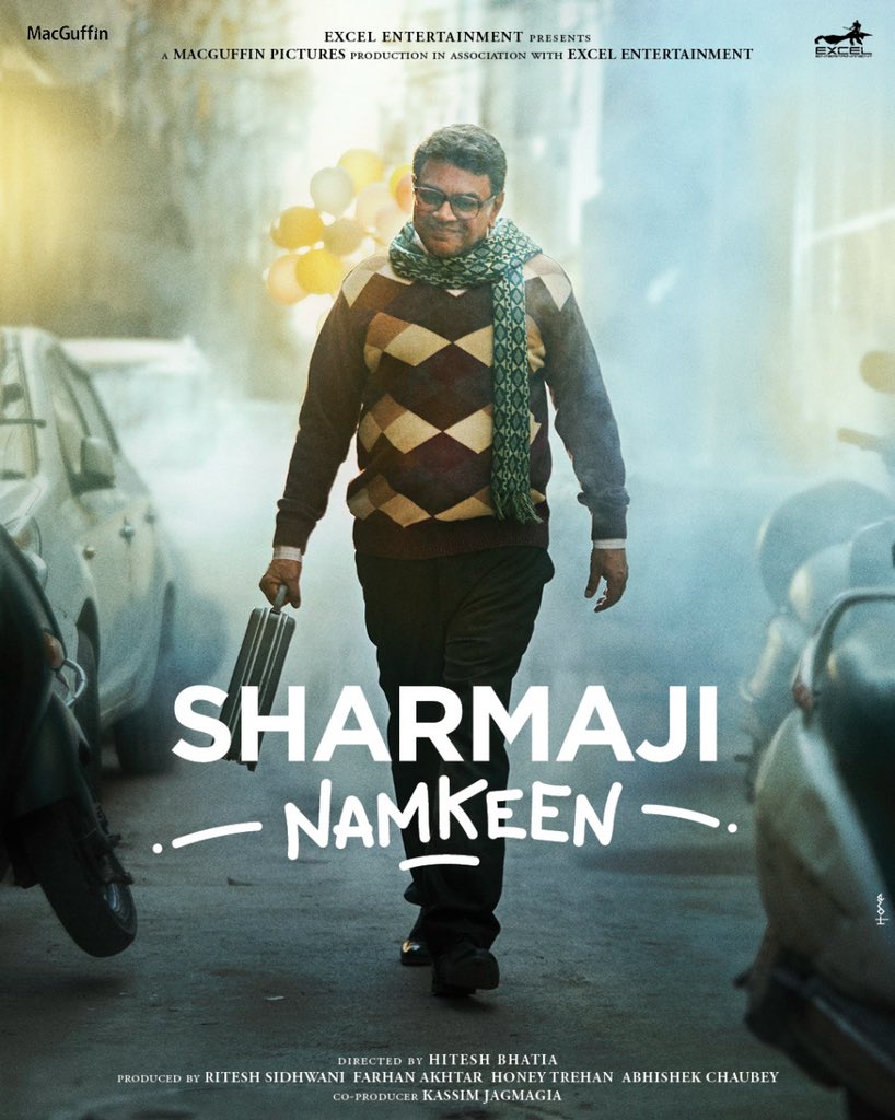 Paresh Rawal (@sirpareshrawal) on Twitter photo Twitter - We are proud to present, the poster of a very special film - #SharmajiNamkeen
<a href="/chintskap/">Rishi Kapoor</a> <a href="/SirPareshRawal/">Paresh Rawal</a> <a href="/iam_juhi/">Juhi Chawla Mehta</a> <a href="/SuhailNayyar/">Suhail Nayyar</a> <a href="/taaruk/">taaruk raina</a> <a href="/itsishatalwar/">Isha Talwar</a> <a href="/RazaMishra/">Ayesha Raza Mishra</a> <a href="/shiwangipeswani/">shiwangi peswani</a> @MadhuChandhock <a href="/Dipti1511/">Dipti Misra</a> <a href="/satishkaushik2/">satish kaushik</a> <a href="/parmeetsethi/">PARMEET SETHI</a> <a href="/thisisnothitesh/">H B</a> <a href="/HoneyTrehan/">Honey Trehan</a> Twitter - We are proud to present, the poster of a very special film - #SharmajiNamkeen
<a href="/chintskap/">Rishi Kapoor</a> <a href="/SirPareshRawal/">Paresh Rawal</a> <a href="/iam_juhi/">Juhi Chawla Mehta</a> <a href="/SuhailNayyar/">Suhail Nayyar</a> <a href="/taaruk/">taaruk raina</a> <a href="/itsishatalwar/">Isha Talwar</a> <a href="/RazaMishra/">Ayesha Raza Mishra</a> <a href="/shiwangipeswani/">shiwangi peswani</a> @MadhuChandhock <a href="/Dipti1511/">Dipti Misra</a> <a href="/satishkaushik2/">satish kaushik</a> <a href="/parmeetsethi/">PARMEET SETHI</a> <a href="/thisisnothitesh/">H B</a> <a href="/HoneyTrehan/">Honey Trehan</a>