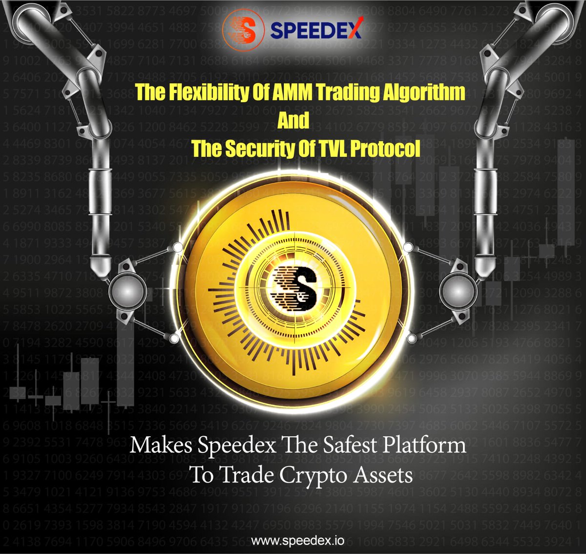 The Flexibility of AMM Trading Algorithm And The Security of TVL Protocol

Makes Speedex The Safest Platform to Trade Crypto Assets

#speedex #spdx #spdxtokens #blockchain #crypto #cryptocurrency #buyandsell #exchange #trading #traders