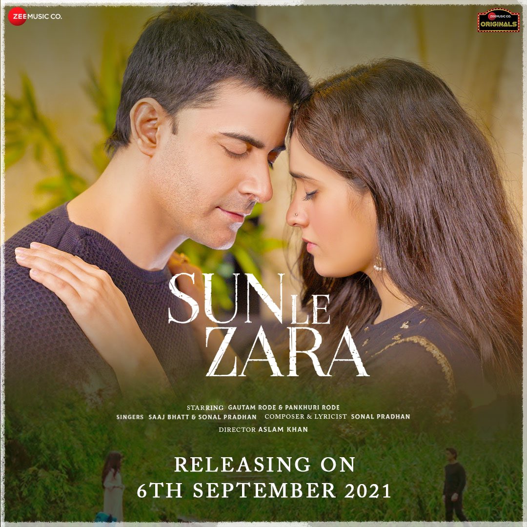 The best place to be is in the arms of a loved one. #SunLeZara releasing on 6th September 2021 #ZeeMusicOriginals @gautam_rode #SonalPradhan @actoraslamkhanwow @SeeSawEntertain #danishhkak #dkfilmsandentertainment #bolsterflipmedia #Ipujaverma @anuragbedi @ZeeMusicCompany