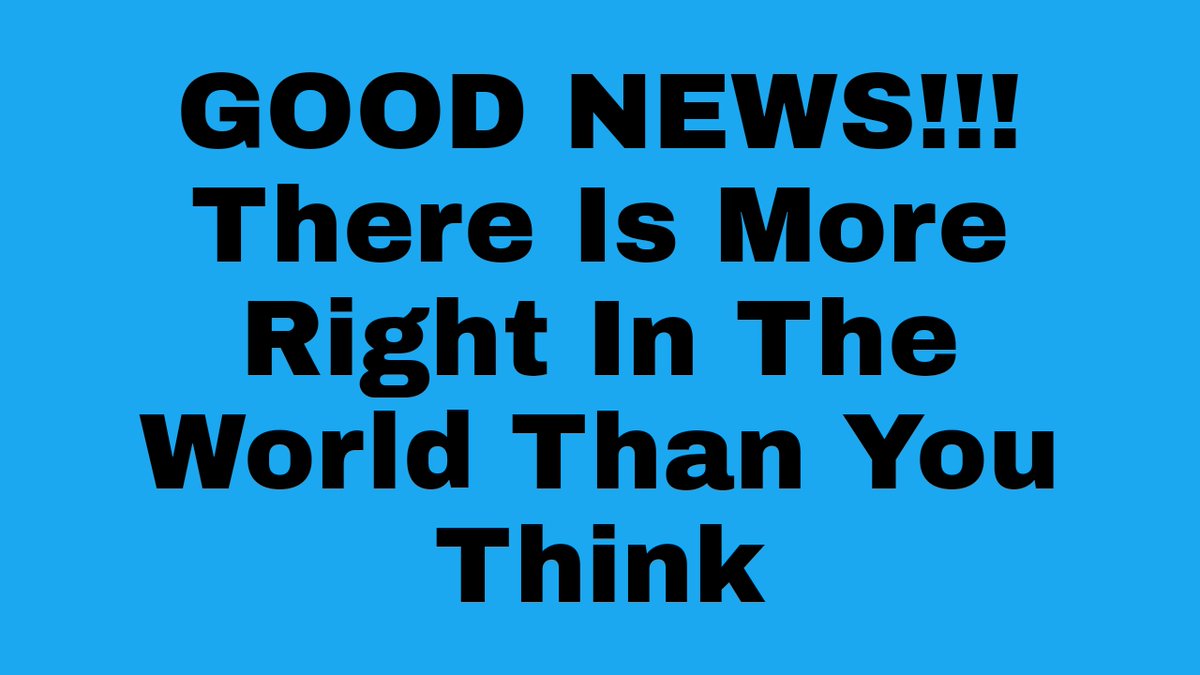 SuccessYeti's tweet image. GOOD NEWS!!! There Is More Right In The World Than You Think

#Goodnews #peace #rightthings #world

successyeti.com/?p=18168