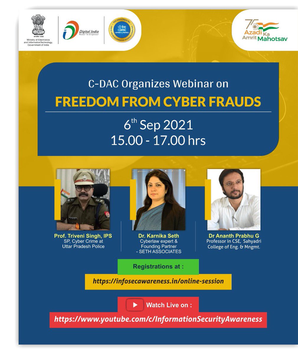 Information Security Awareness (ISEA) by MeitY tweet media