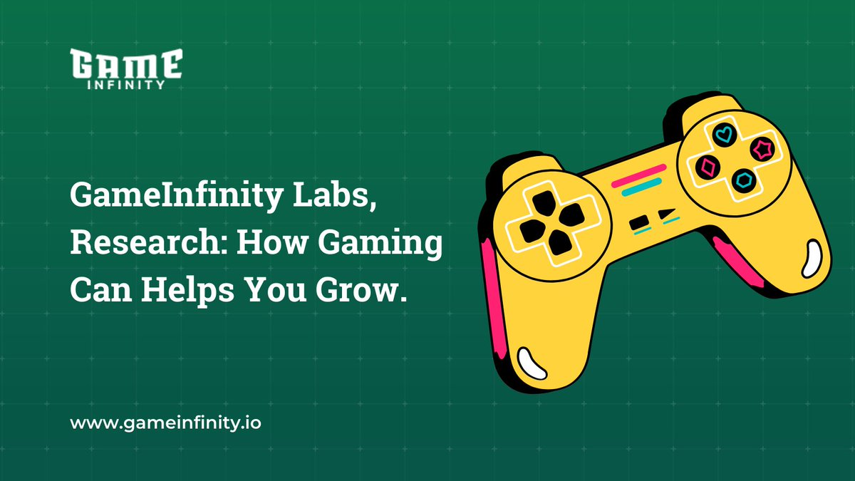 GameinfinityBG's tweet image. Gaming can really help you grow. 

GameInfinity labs present a short noted on how gaming can help you apart from entertainment. 

Read here : shorturl.at/xJP67

#Gameinfinity with #GAMEIN token. Get Ready