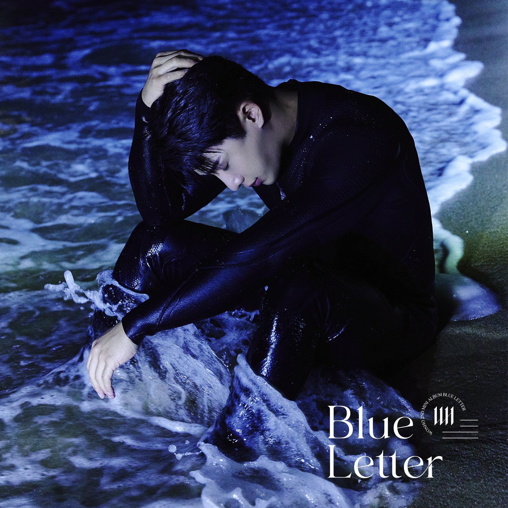 WONHO 2nd Mini Album Blue letter Random Ver CD+Book+2p Card+