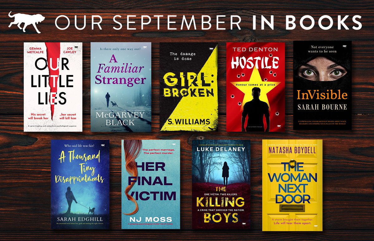 ✨September Books Thread✨
Look no further than our September books to find your next 5⭐️ read! 

Our Little Lies <a href="/gemmakmetcalfe/">Gemma Metcalfe Author</a> and <a href="/theWorldofJoe/">Joe Cawley</a>  mybook.to/OLL #thriller

A Familiar Stranger <a href="/mcgarveyblack/">McGarvey Black (Author)</a> mybook.to/FamiliarStrang…
#litfic  #bookboost