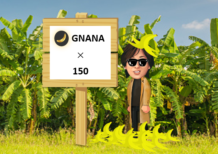 n_yamada10's tweet photo. [バナナ配り#01🍌]

15 $GNANA × 10匹(約10万円分)

応募条件：
相互フォロー＆RT
10 $BANANA 相当以上の保有(GNANA可)で相互フォロー(スクショ等をリプライください)

※poolに入っているものでもOK

応募締切・抽選：22:00

受取期限：23:00
(間に合わなかった場合は再抽選)

猿よ。

#ApeSwap https://t.co/1eoeShK0OU