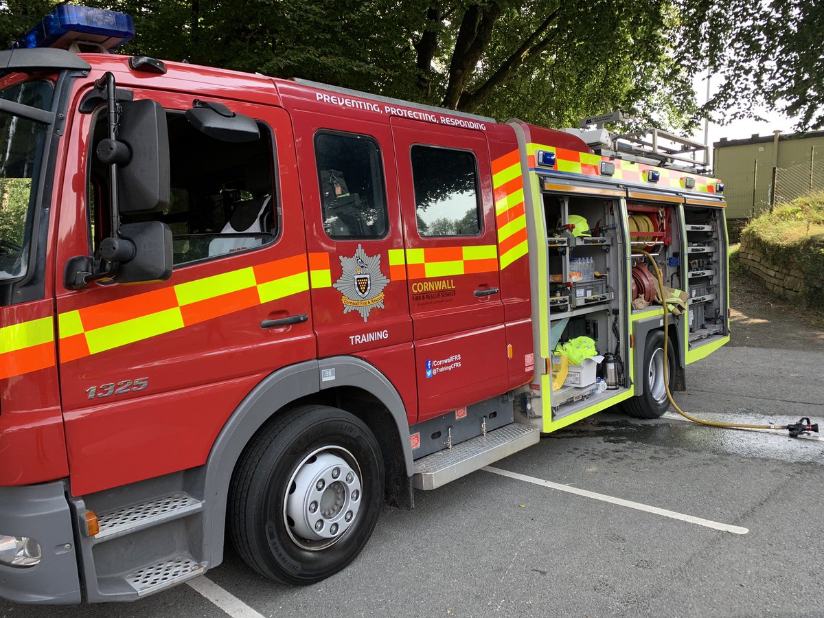Today members of our Prevention Team are at Priory Park, Bodmin for  #tourofbritain if your around pop down  for a chat with the team and have a look around a fire engine #cyclingsafety #community <a href="/Elen_Fire/">Elen Thomas</a> <a href="/BodminCFRS/">Bodmin Community Fire Station</a> <a href="/browner467/">James Brown</a>