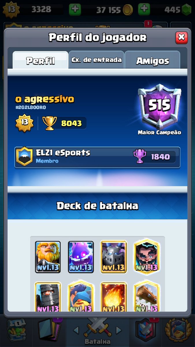 Essa temporada eu termino por aqui... vlw e boa sorte a todos!!👌😎🤭