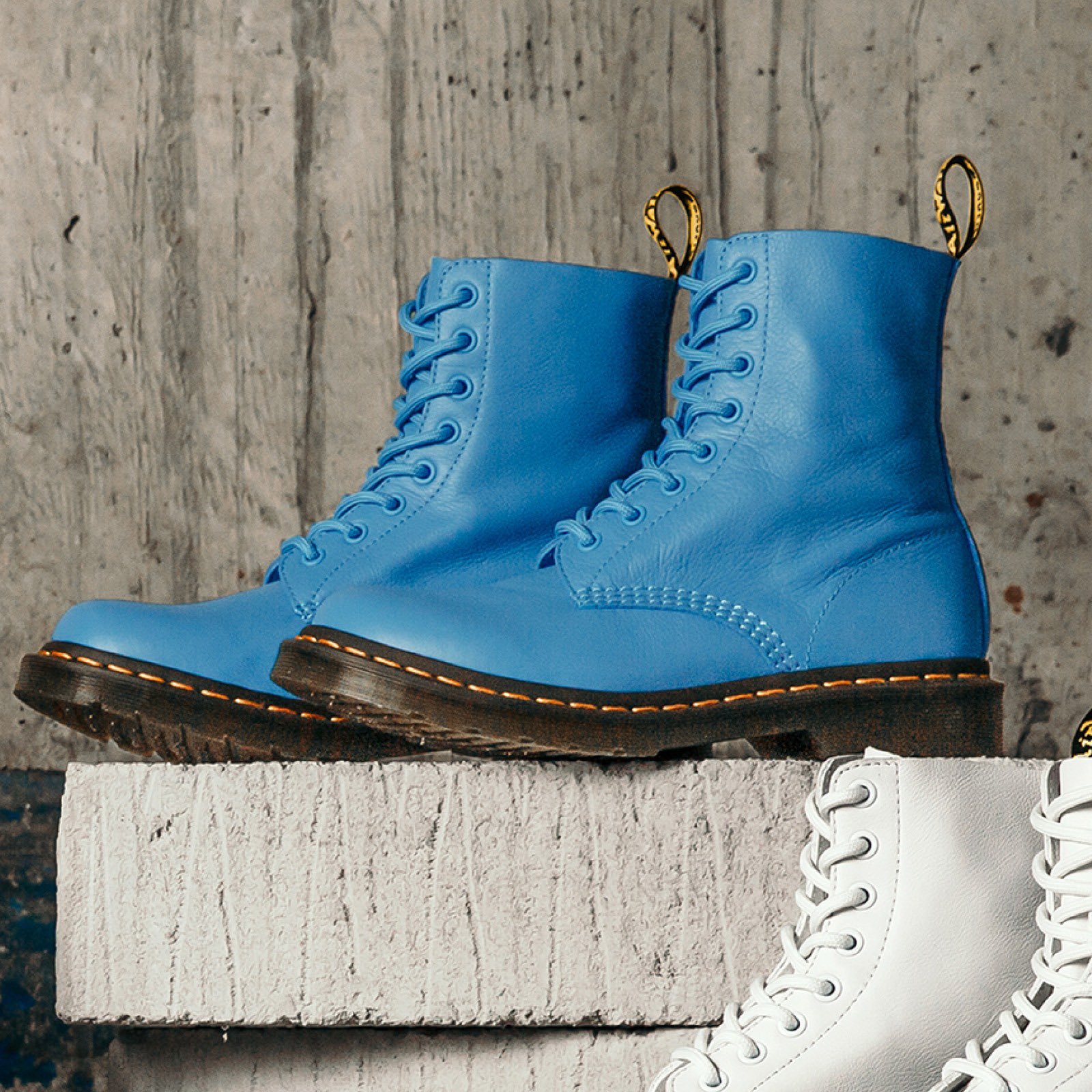 doc marten blue light