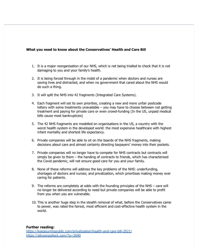 Hi Joan, Hope you are OK. Have put together a 10-point, 1-page summary of the Conservatives' shocking Health &amp; Care Bill. Is this of any use to you? Thanks. Best wishes, Marcus 
<a href="/JDBakewell/">Joan Bakewell</a>