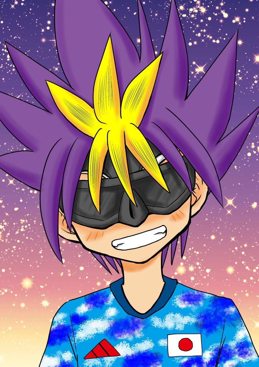 ブラインドサッカーパラリンピック代表 お疲れ様でした 選手はもっと上を目指して 倉谷友也のイラスト