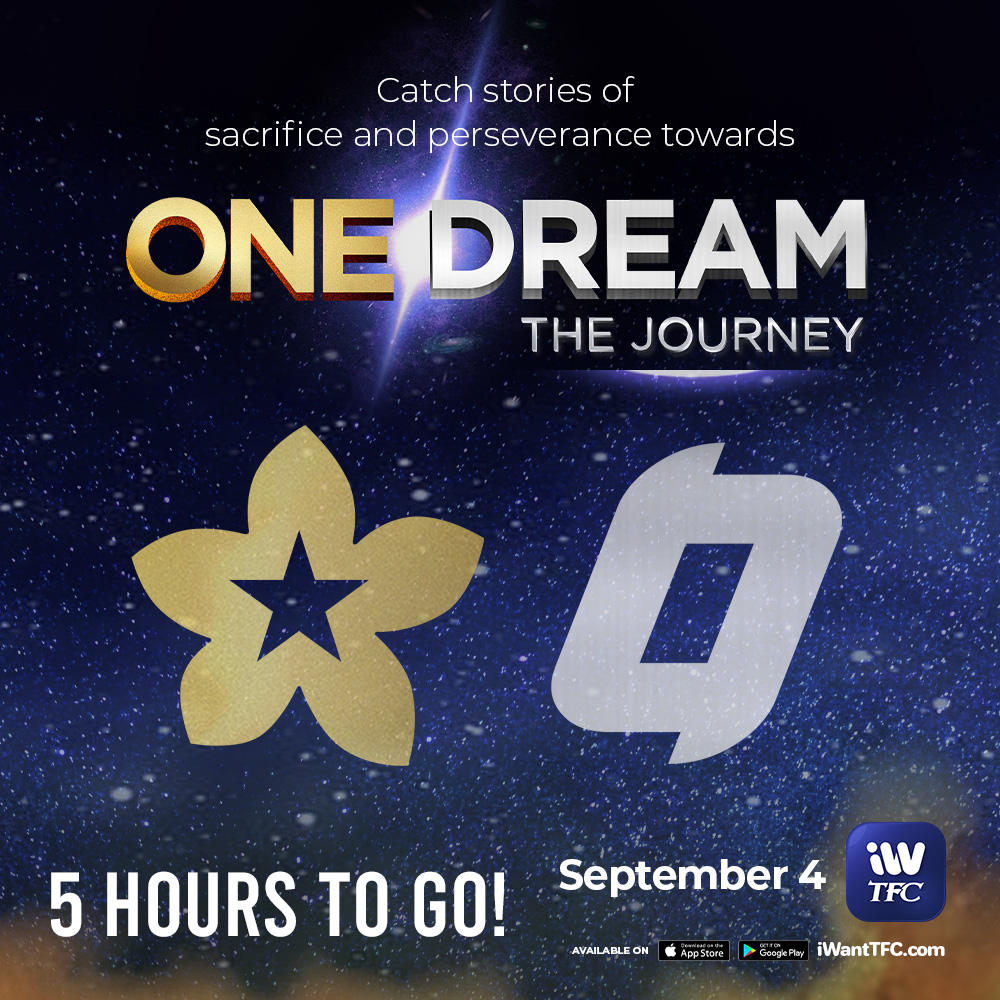 We're only 5 hours away ACEs and BL♾M! See you tonight at 10PM (PH Time) for ONE DREAM: The Journey! Watch it for FREE on iWantTFC! #OneDreamOniWantTFC @bgyo_ph @starhuntacademy @KapamilyaTFC